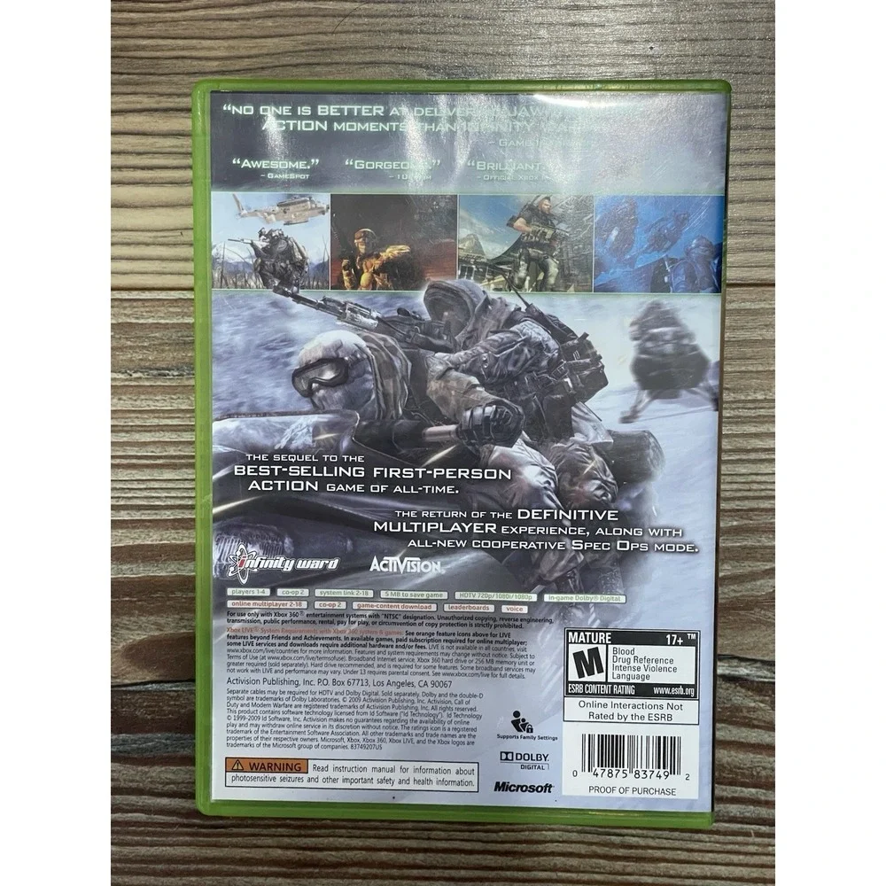Call‎ of Duty: Modern Warfare 2 (Microsoft Xbox 360, 2009)